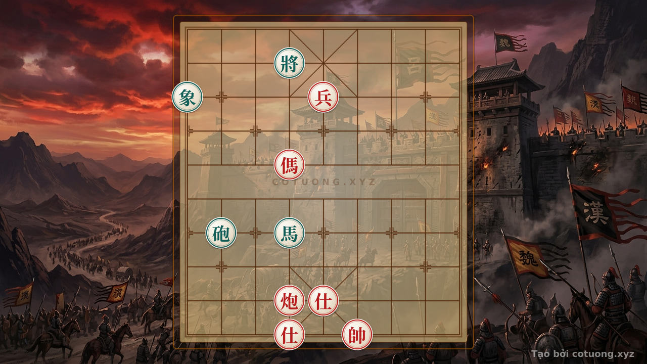 Thế cờ: The 'Red Cannon Empty' Strategy - Classic Opening Tactics in Xiangqi — Cờ Tướng Online