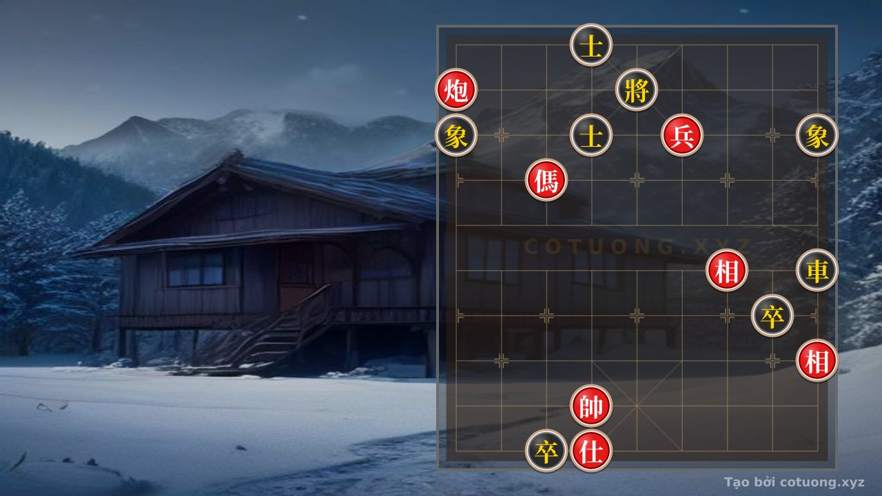 Thế cờ: The Dangerous Xiangqi Position: The Black Chariot Is Trapped - Can Red Counterattack? — Cờ Tướng Online