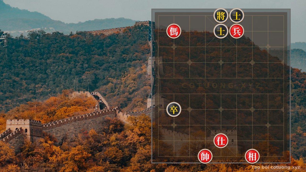 Thế cờ: Xiangqi: When the Red Horse Clashes with the Black Bishops in a Hidden Psychological Battle — Cờ Tướng Online