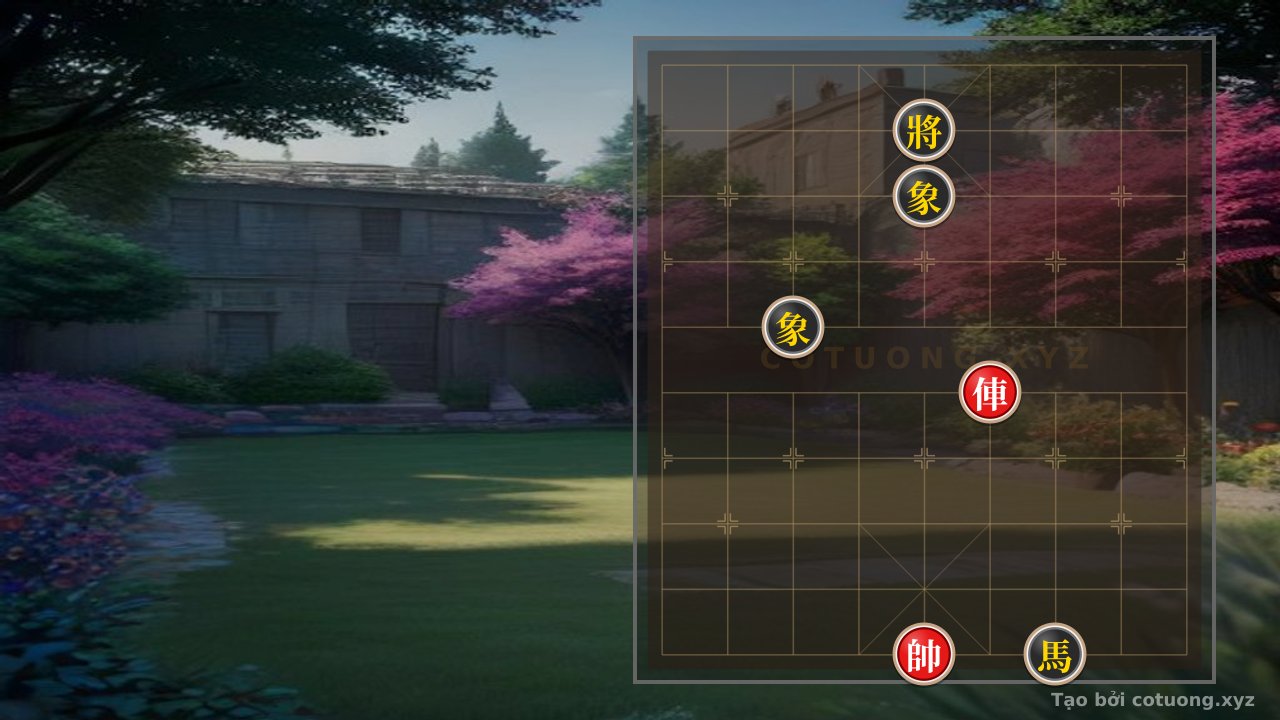 Thế cờ: Should Red's General 'Charge Straight' or 'Deceive and Attack'? - Black's 'Chariot at 4, General at 5' Position Under Pressure: The 'Empty Cannon Fake Formation' Strategy to End the Game Quickly — Cờ Tướng Online