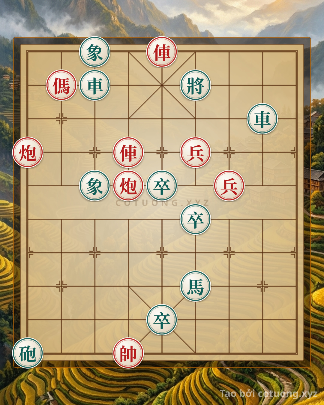 Challenge: Red 'Advancing the Horse' Leads to Victory: Analysis of the Black General's Surrounded Position - Can you solve it?