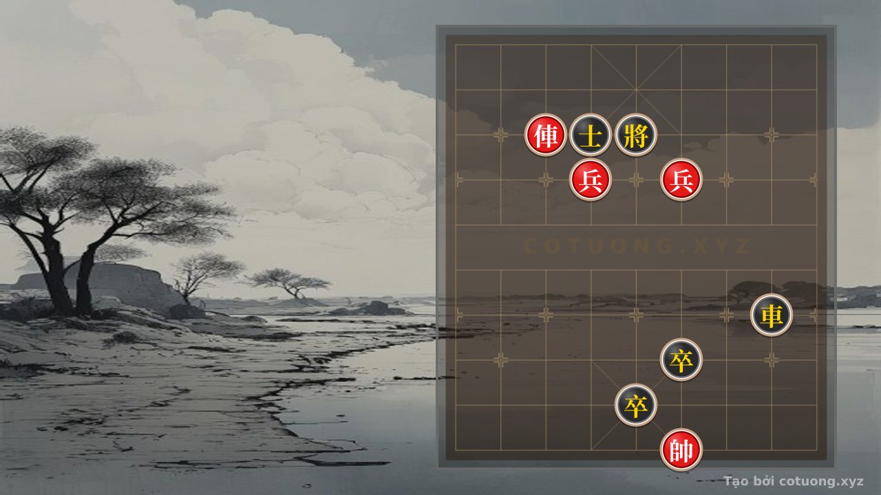 Thế cờ: Basic Xiangqi: Red Chariot on 7th Rank - Red's Strategic Breakthrough — Cờ Tướng Online