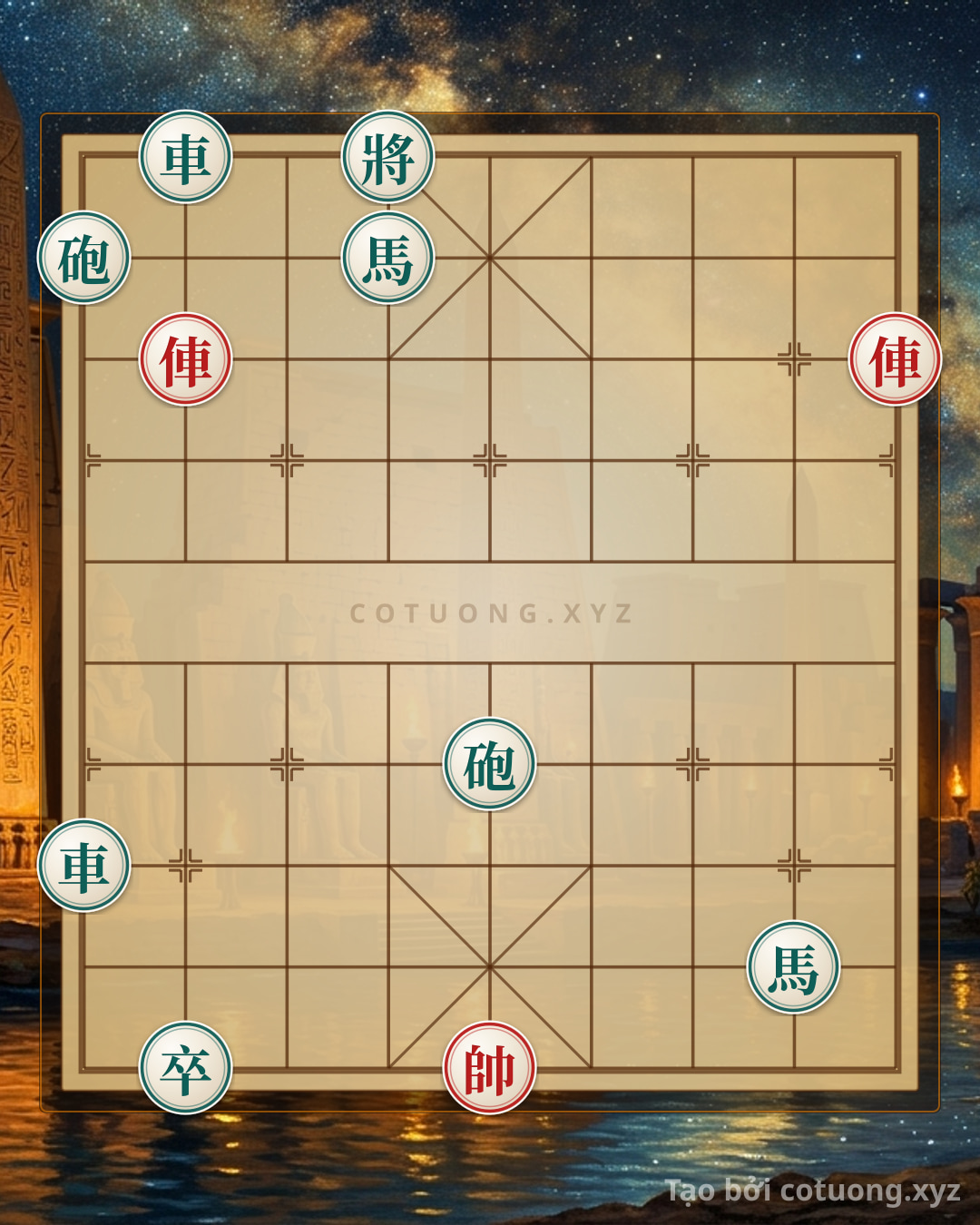 Challenge: Song xa áp đáy, tuyệt sát cung thành - Can you solve it?