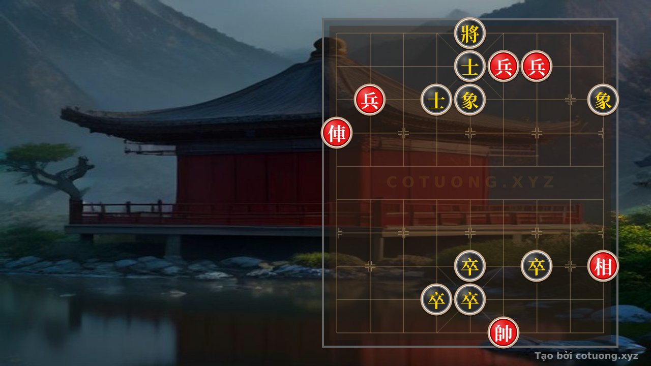 Thế cờ: Red's Grip: The Breakthrough Strategy from the 'Stuck Black Chariot' Formation — Cờ Tướng Online