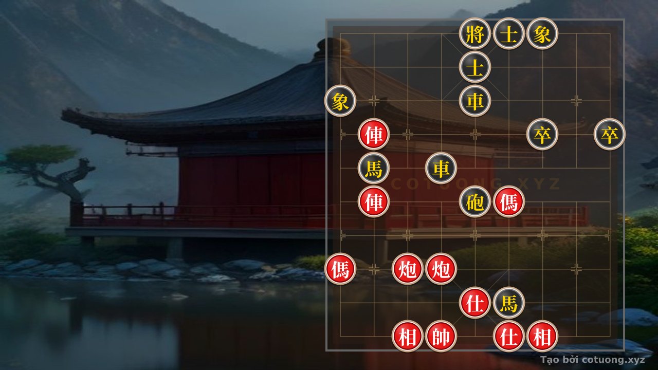 Thế cờ: Red Horse Breakthrough: Mastering the 'Mã Ngọa Tào' Formation — Cờ Tướng Online