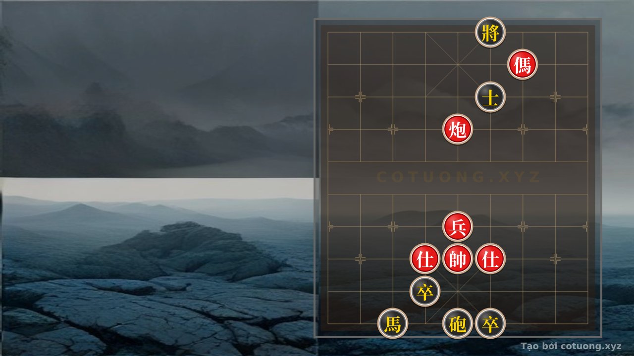 Thế cờ: Mastering the Ultimate Checkmate: Cannon Horse Pin vs. Double Horse Pin - Win in 3 Moves — Cờ Tướng Online