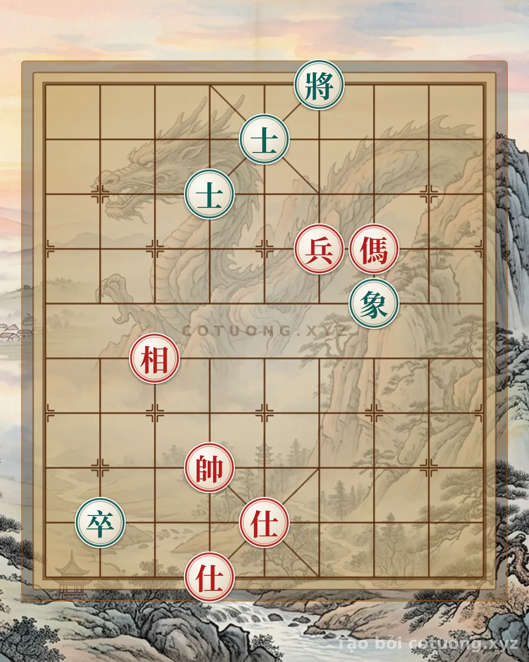 Challenge: Xiangqi: Double Horse Strategy and Red Defense - Can you solve it?