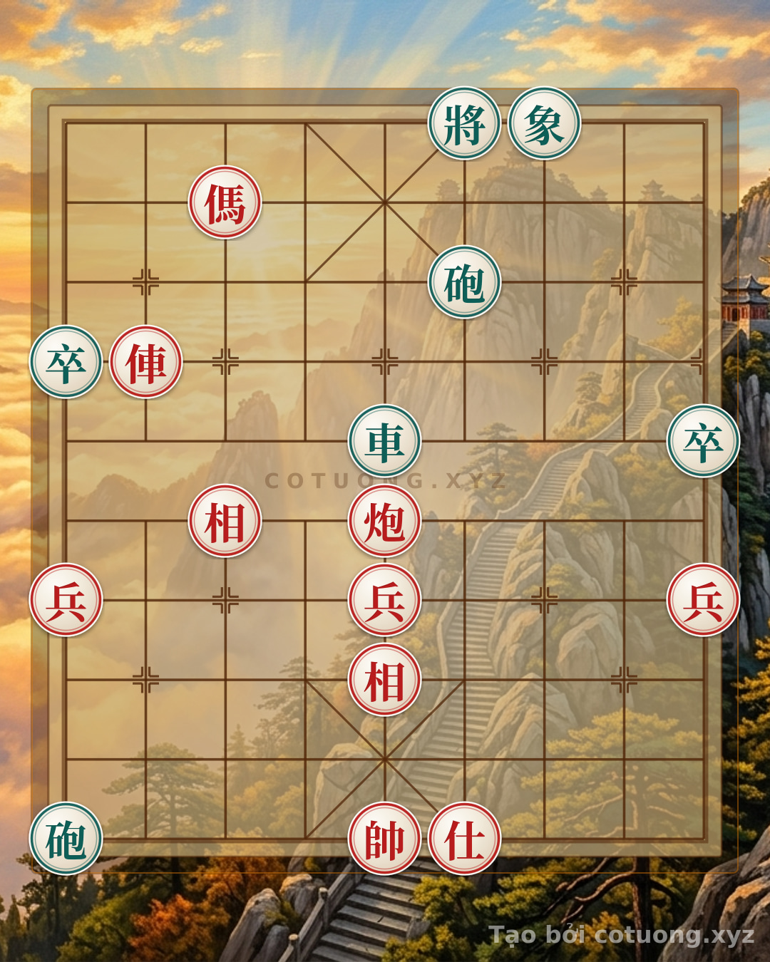 Challenge: The Ultimate Xiangqi Trap: The Decisive Battle on File 8 - The Red's Suicidal Counterattack - Can you solve it?