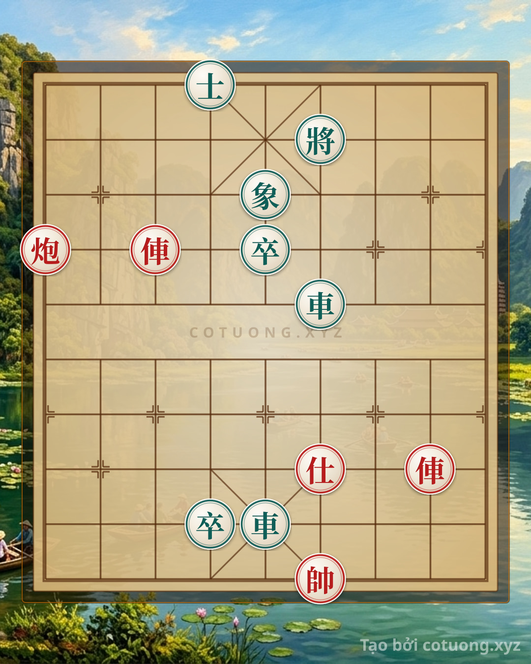 Challenge: Red General Chess: The Art of Vertical Counterattack - Can you solve it?