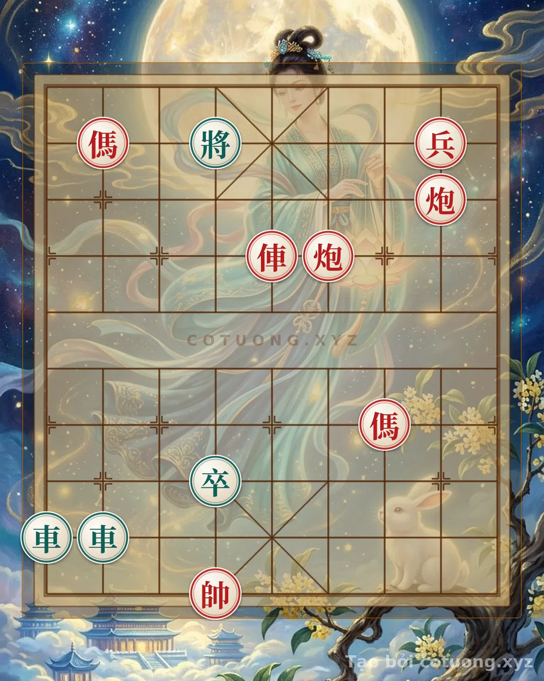 Thế cờ: Red General's Double Horse Legs Formation: Tactical Breakthrough — Cờ Tướng Online