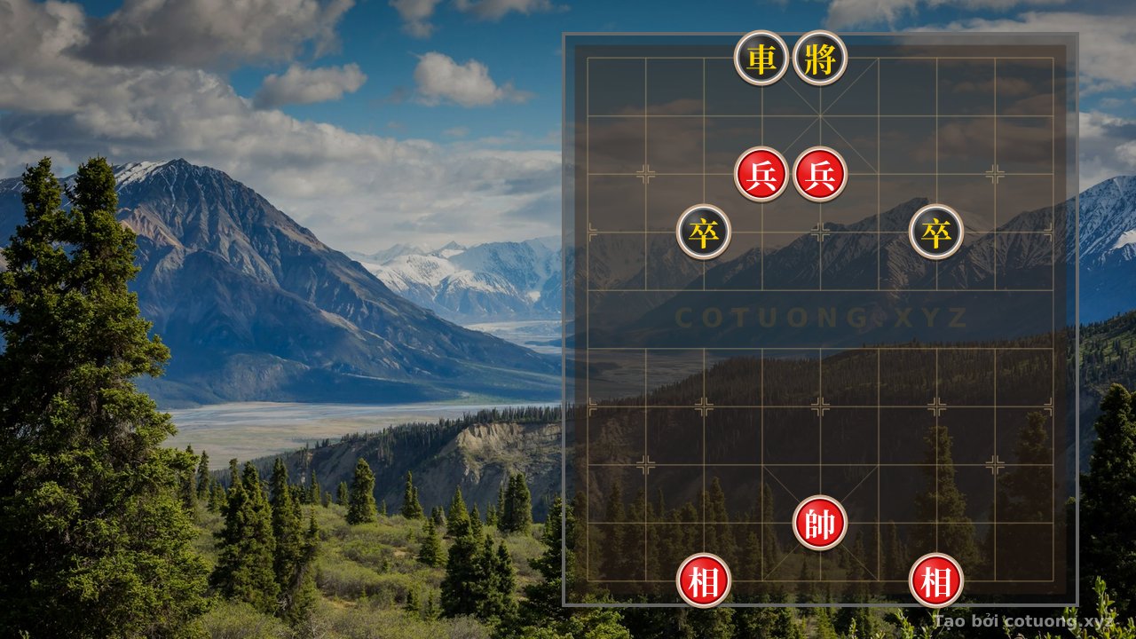 Thế cờ: Xiangqi Board: When the Red General Faces the Black Chariot – Level 1 Chess Strategy Analysis — Cờ Tướng Online