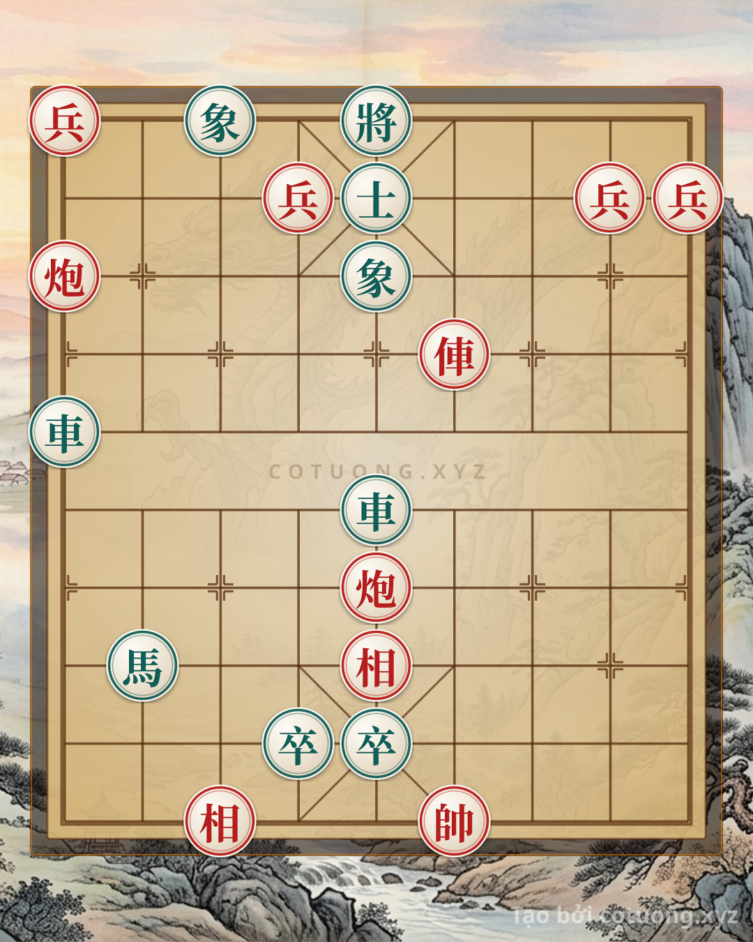 Challenge: Xiangqi Showdown: Masterful Moves on the Board - Can you solve it?
