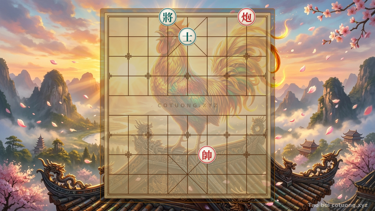 Thế cờ: Secret Strategy to Defeat the Exposed General (File 4): How Can the Red Cannon Escape? — Cờ Tướng Online