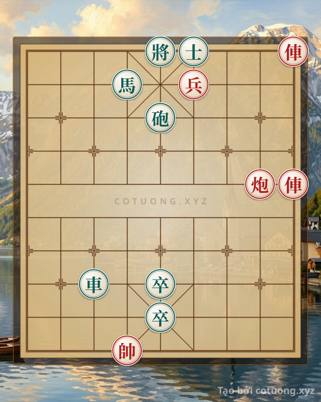 Challenge: Unique Xiangqi Formation: Red Chariot's Unexpected Counterattack on File 1 - Is the Defensive Strategy Creative or a Trap? - Can you solve it?