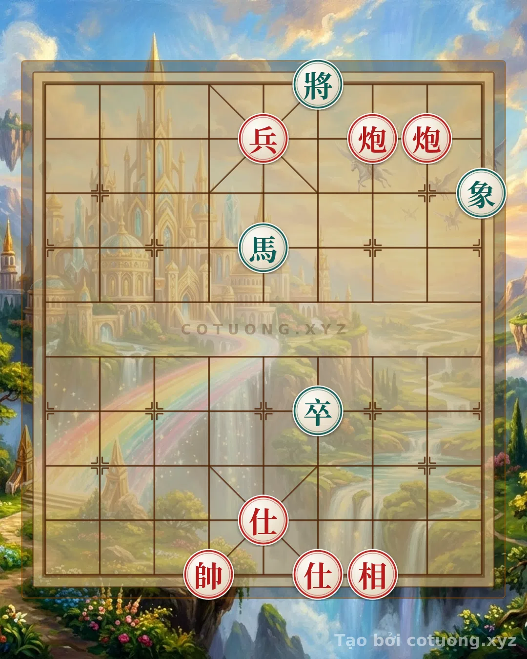 Thế cờ: The Peak of the Endgame: The Dual Cannon vs. Horse - A Move That Makes Grandmasters Think — Cờ Tướng Online