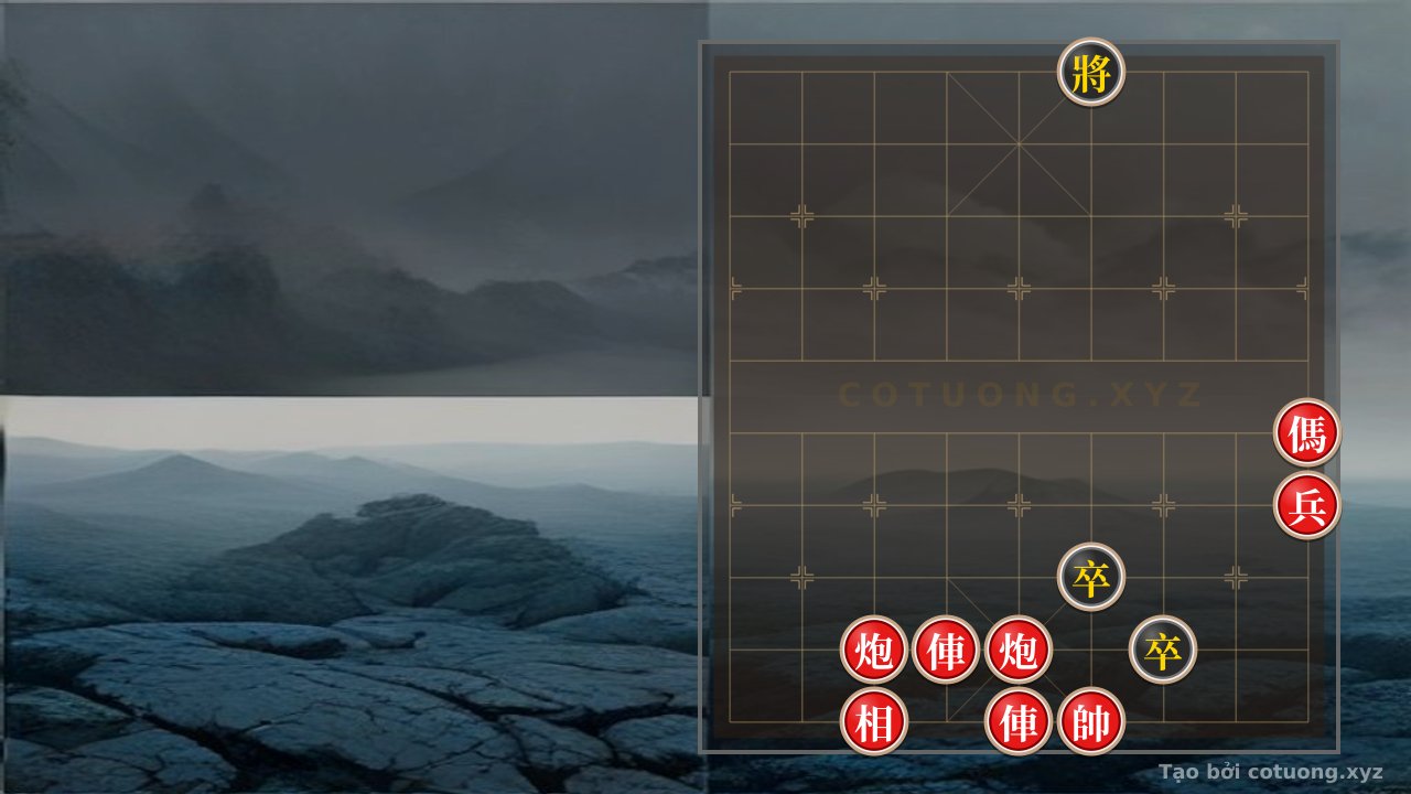 Thế cờ: Defeating Black with Two Cannons and a Rook Thrust - Vietnamese Xiangqi Strategy — Cờ Tướng Online