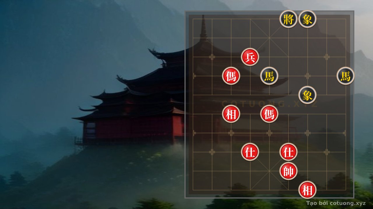 Thế cờ: Xiangqi: Red Horses vs. Black Horses - Unexpected Sacrifice Tactics — Cờ Tướng Online