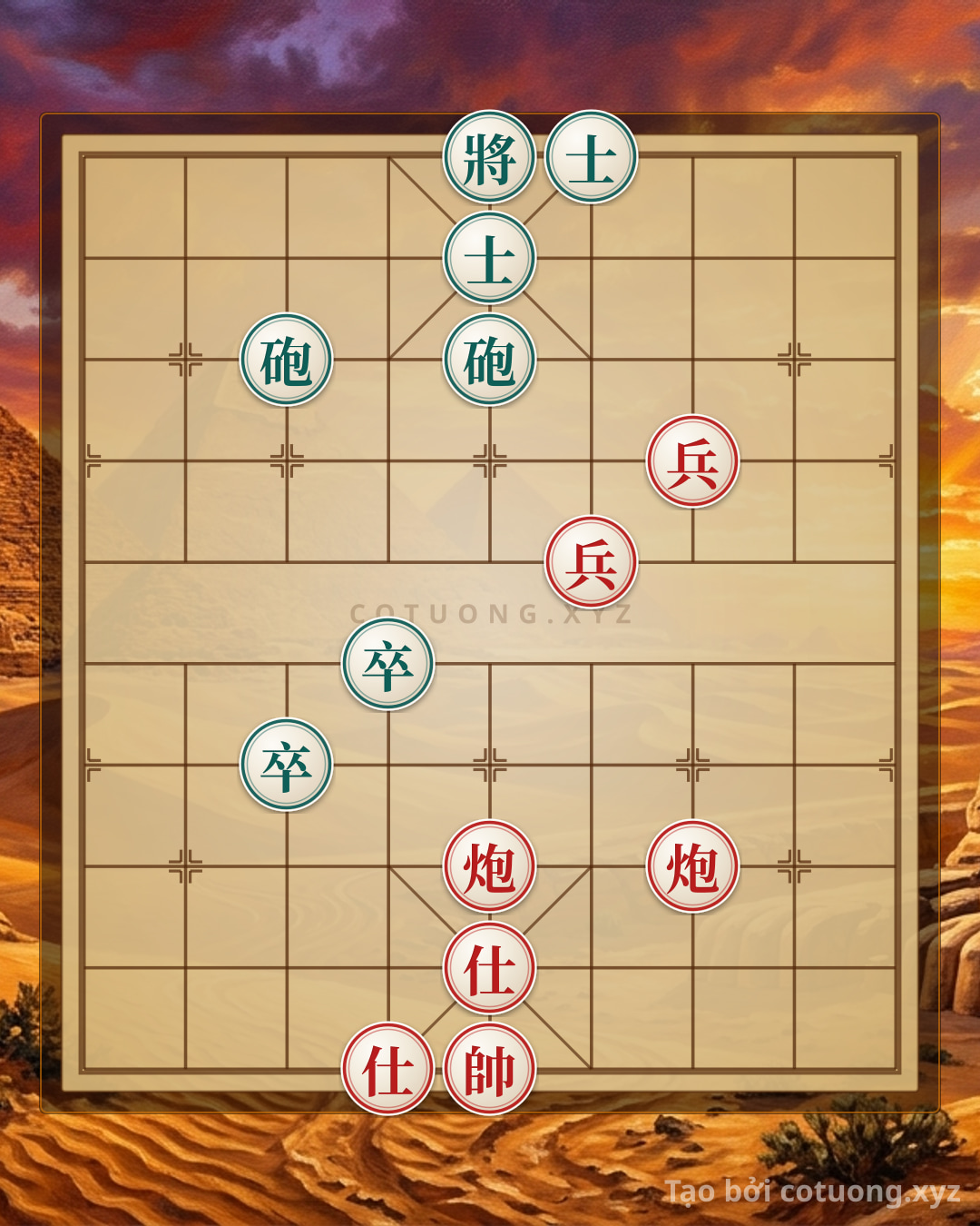 Challenge: Defensive Mastery Secrets: Neutralizing the Red Cannon Threat in Classic Xiangqi Formation - Can you solve it?