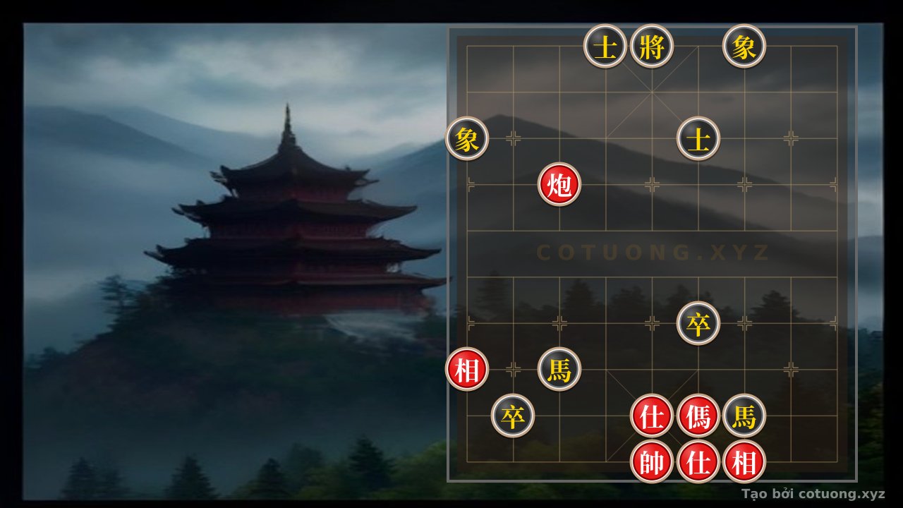 Thế cờ: Hidden Formation: Red Cannon on 7th Rank - Mastering the Xiangqi Strategy — Cờ Tướng Online