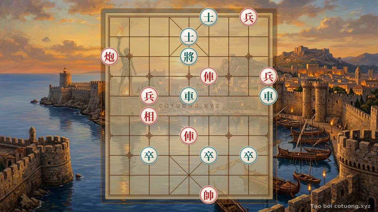 Thế cờ: Psychological Pressure in Tense Xiangqi Positions: Patience and Courage Decide Victory — Cờ Tướng Online