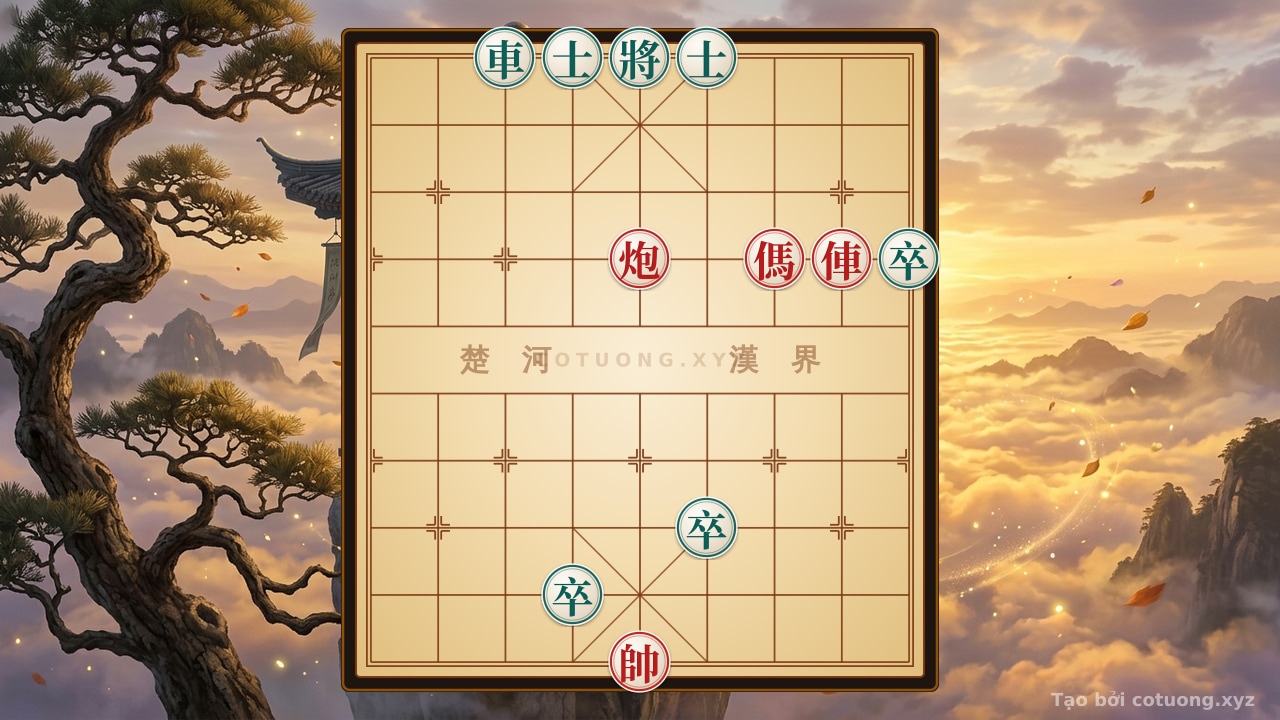 Thế cờ: Mã Ngọa Tào – The Fire-Passing General Opens a Grand Battle in the Substitute Formation — Cờ Tướng Online
