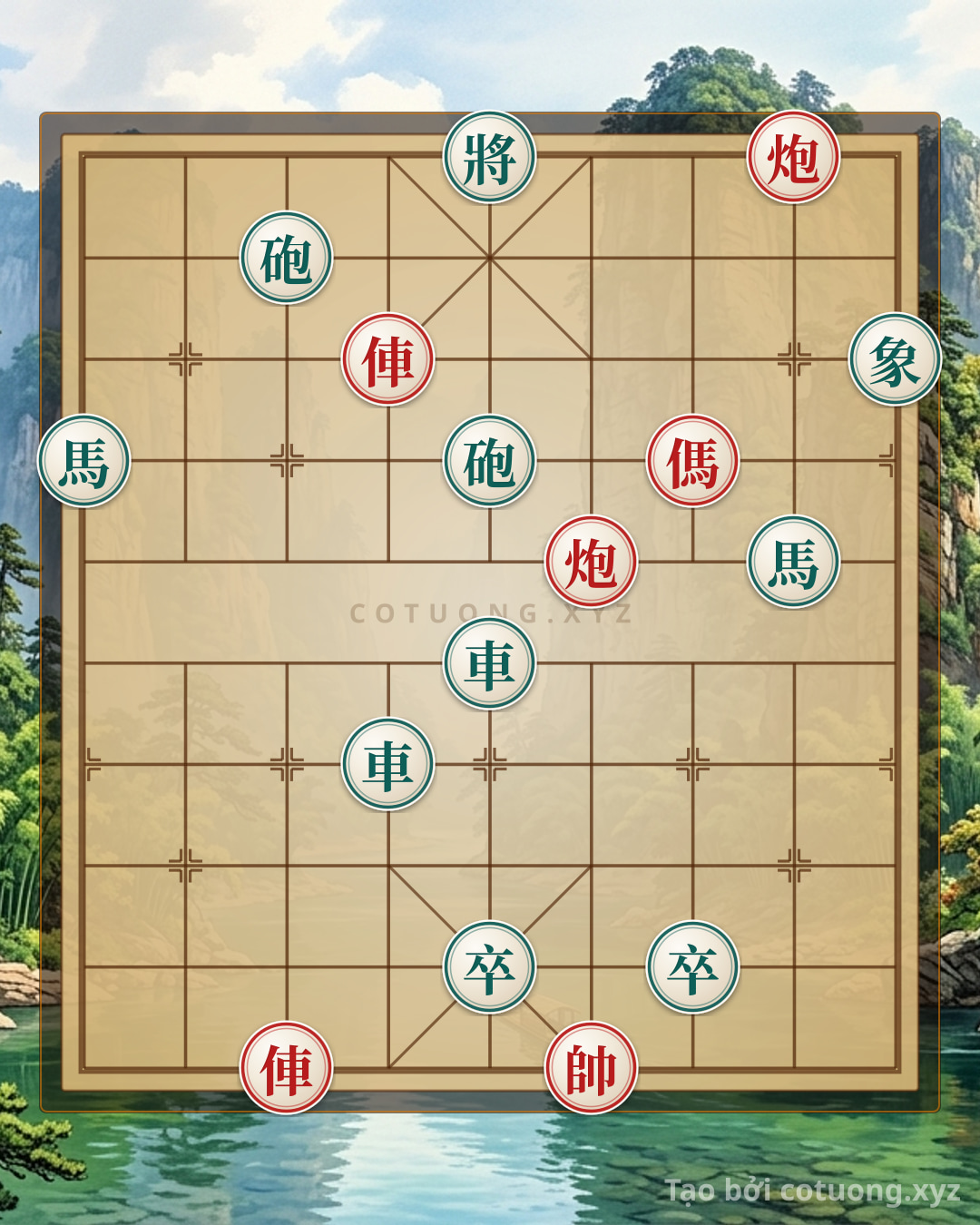 Challenge: Xiangqi Mystery: When the Red Chariots Shatter the Black Army in a Single Checkmate! - Can you solve it?