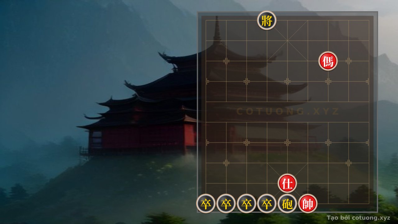 Thế cờ: The Hidden Strategy of 'Four Locks and Clouds': Can the Red Horse Escape the Black Cannon's Trap? — Cờ Tướng Online