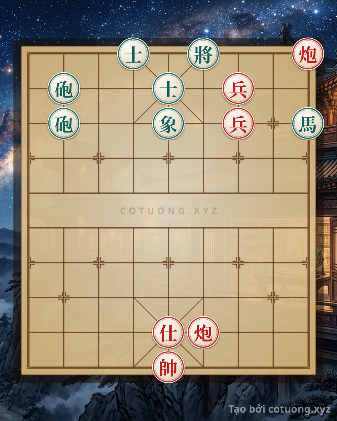 Challenge: Xiangqi: Red Wins with the Secret 'Empty Cannon' - Learn from the Hidden Piece Master - Can you solve it?