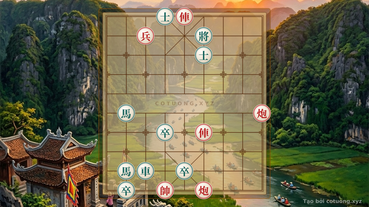 Thế cờ: The Hidden Strategy of Xiangqi: Can the Red Chariot Escape or Drown in the Flame Cannon? — Cờ Tướng Online