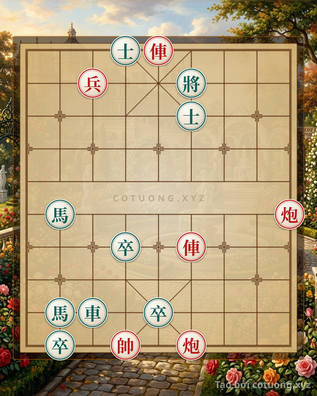 Challenge: The Hidden Strategy of Xiangqi: Can the Red Chariot Escape or Drown in the Flame Cannon? - Can you solve it?