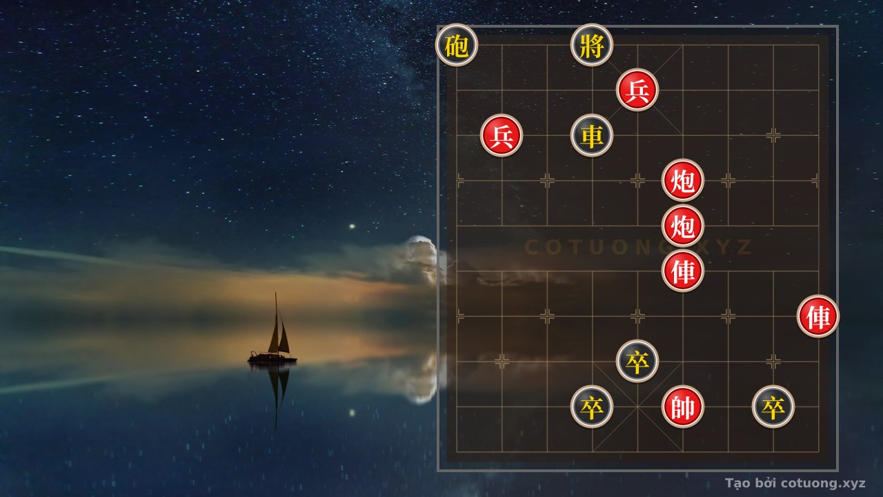 Thế cờ: 'Black Cannon on Rank 10' - Unassailable Defensive Tactics: The Art of Enduring Under Red General's 'Double Rook Thrust' Pressure! (Level 8/10) — Cờ Tướng Online