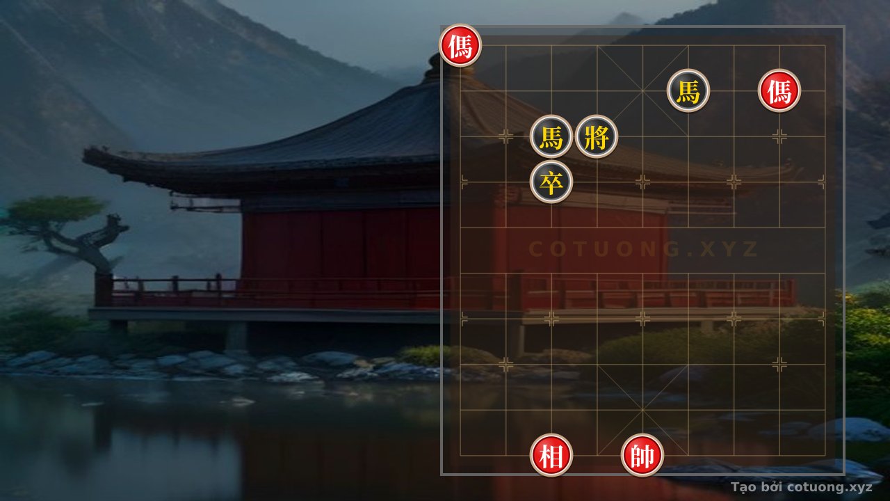 Thế cờ: Black General: The Art of Countering the Red Horse's Attack — Cờ Tướng Online