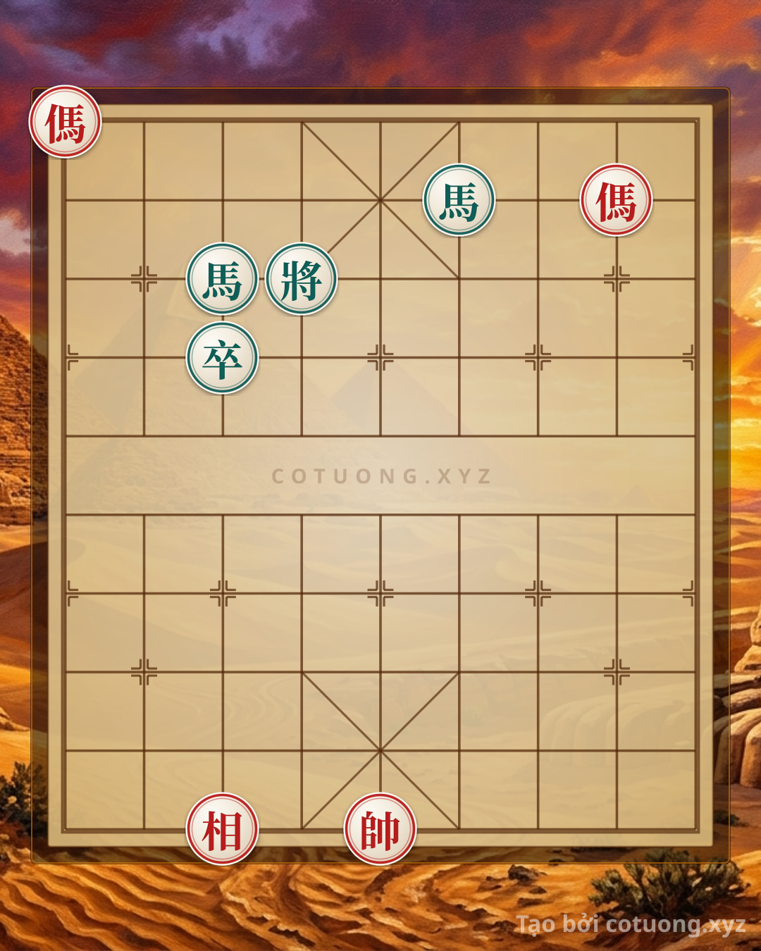 Challenge: Black General: The Art of Countering the Red Horse's Attack - Can you solve it?