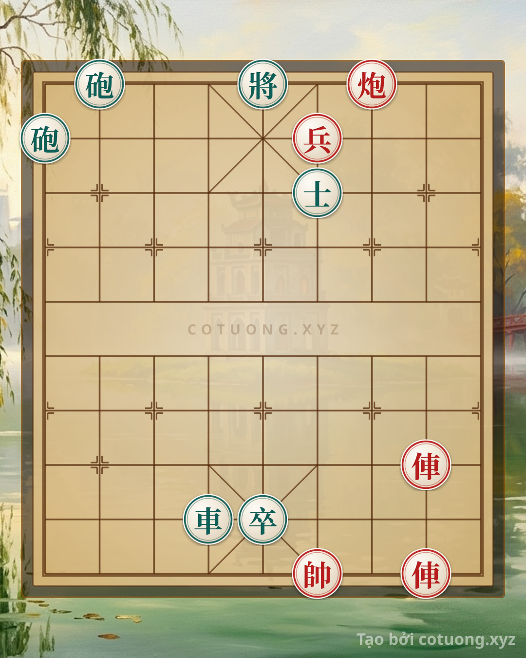 Challenge: Black Cannon at 2-10 – The Secret Counterattack from the Empty Board: When the Red General Stands at the Final Limit - Can you solve it?