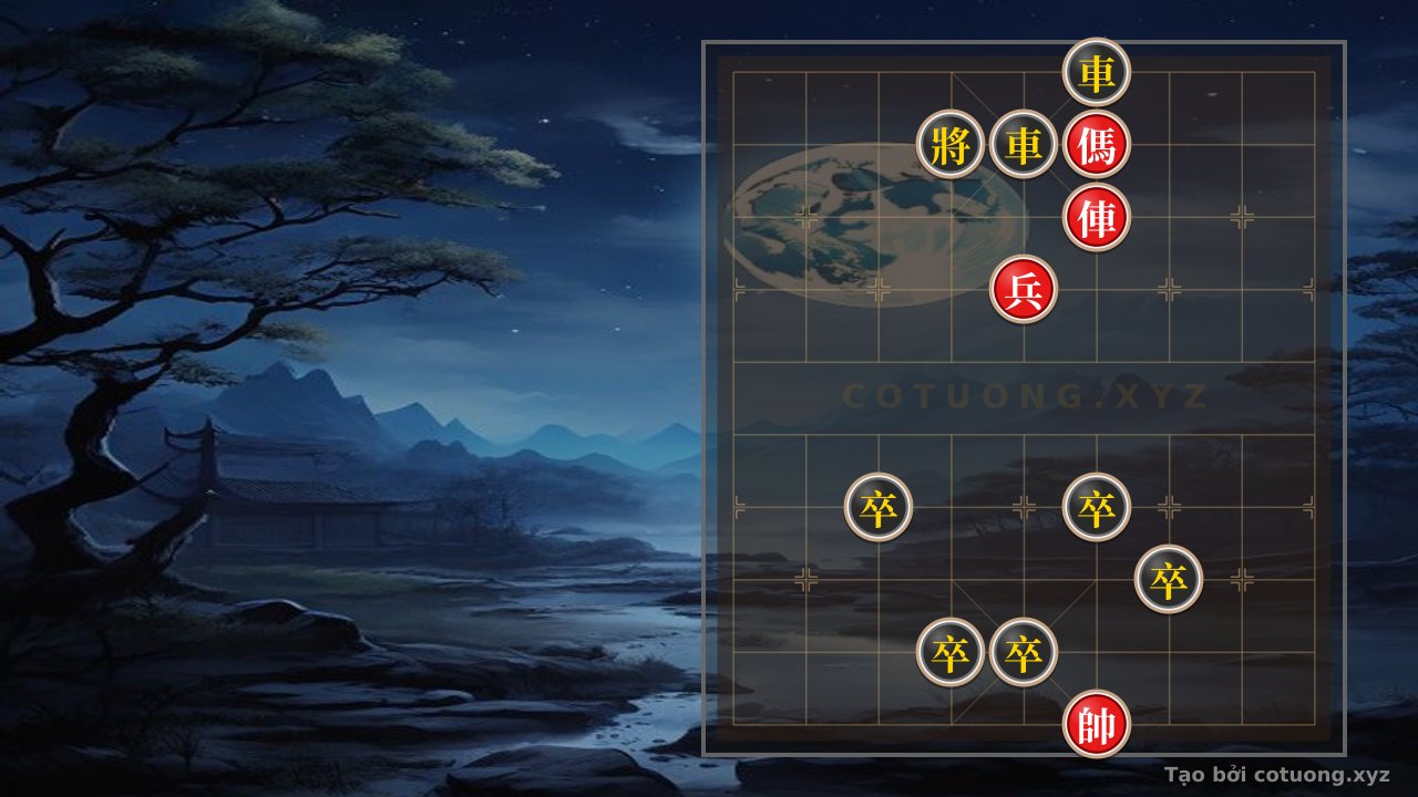 Thế cờ: The Enigma of Xiangqi: The Battle of the Red Chariot and Horse vs. the Black Elephants - When Art Meets Strategy — Cờ Tướng Online