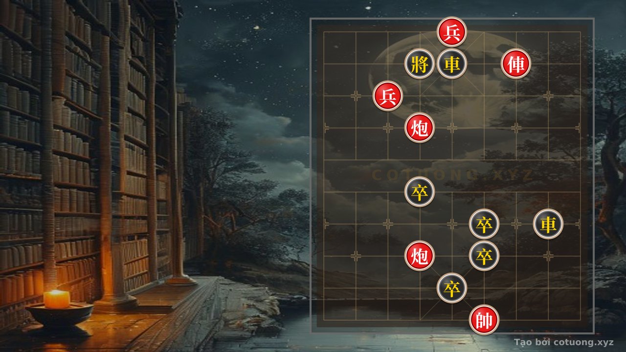 Thế cờ: Xiangqi Tactics: Black's Counterattack Strategy in the 'Chariot vs. Cannon' Formation — Cờ Tướng Online