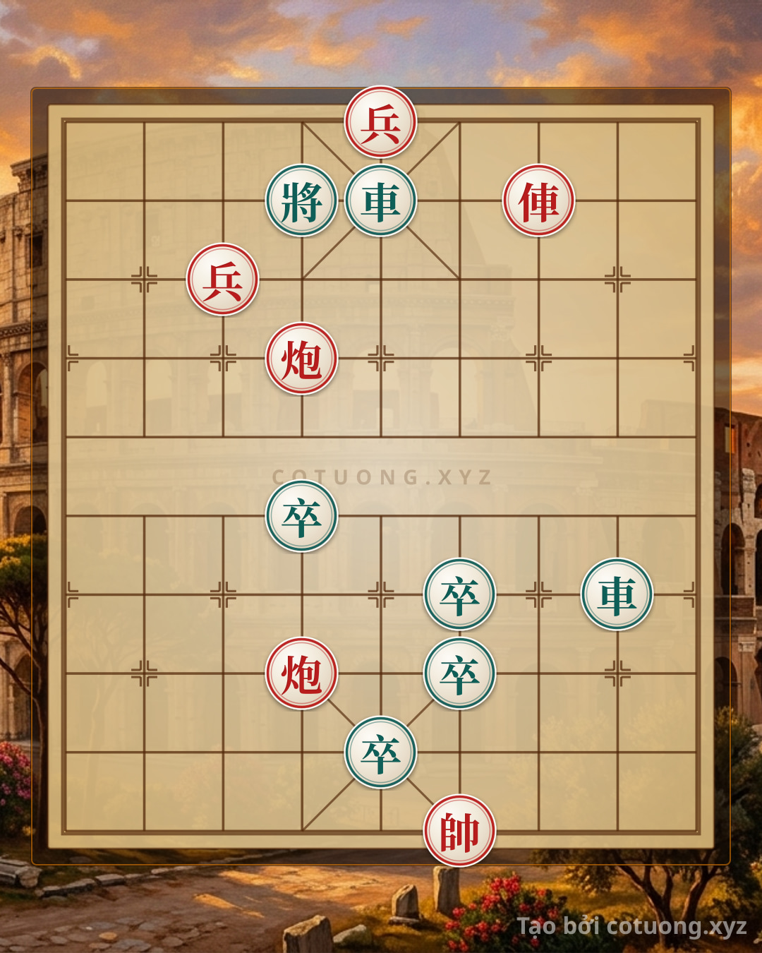 Thế cờ: Xiangqi Tactics: Black's Counterattack Strategy in the 'Chariot vs. Cannon' Formation — Cờ Tướng Online