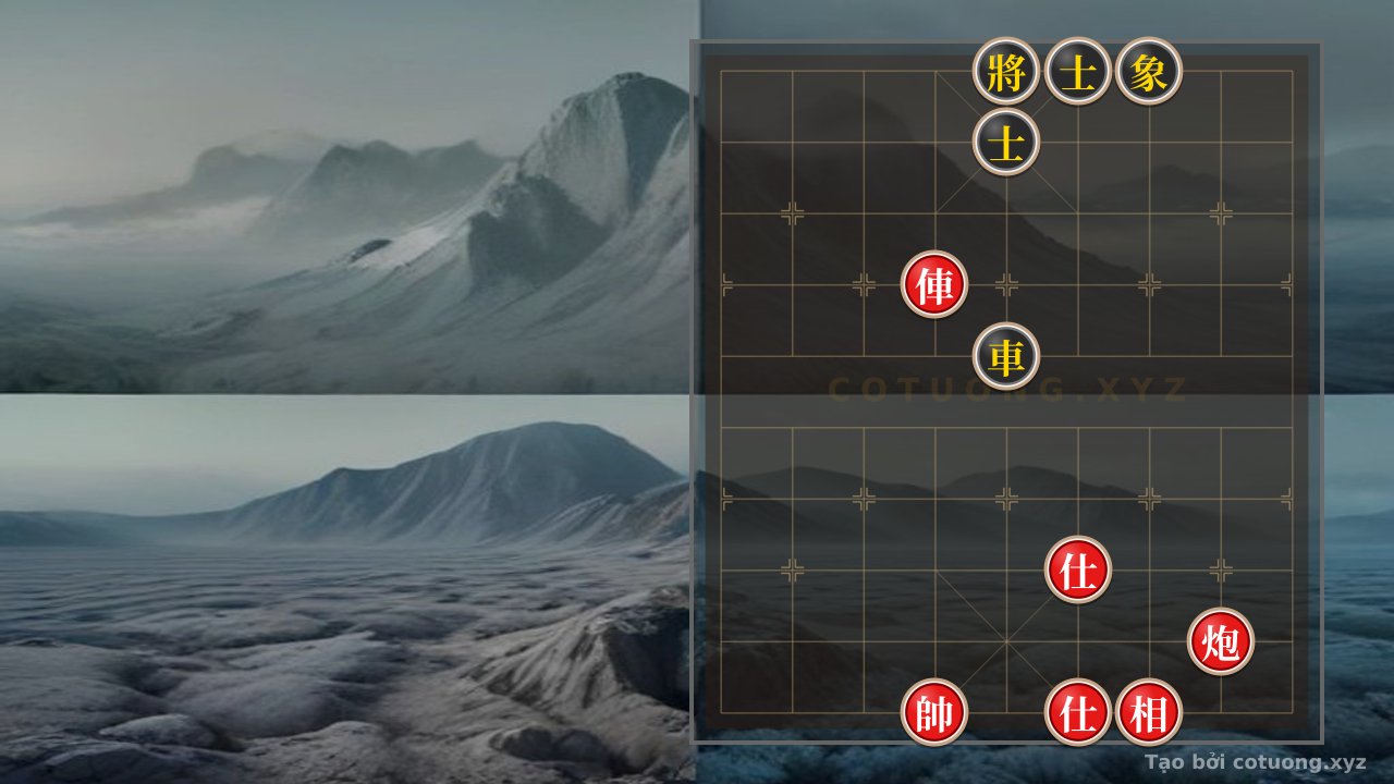 Thế cờ: Cannon Through the Gap - First Win in a Stalemate: Analysis of Red General's Strategy to Overcome 'Double Horse Interlock' Using the 'Burning Grass and Retreating Troops' Maneuver (6/10) — Cờ Tướng Online
