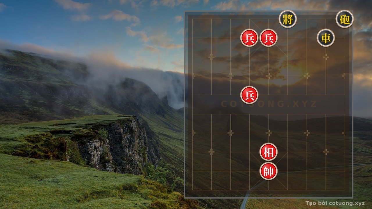 Thế cờ: Defeating the Black Chariot in 3 Moves: The Red General's Checkmate Strategy — Cờ Tướng Online