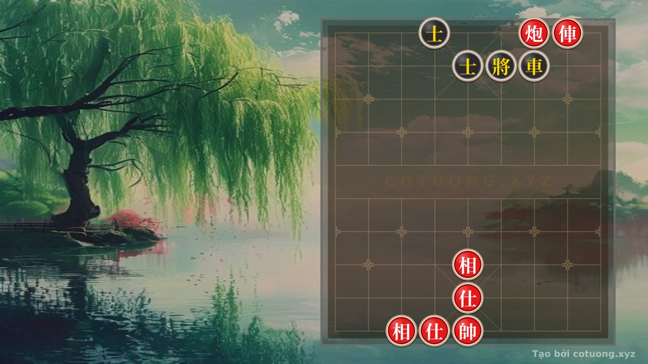 Thế cờ: Mastering Endgame Tactics: Cannon vs. Rook with Two Advisors - When Superior Strength Meets Strategic Brilliance — Cờ Tướng Online