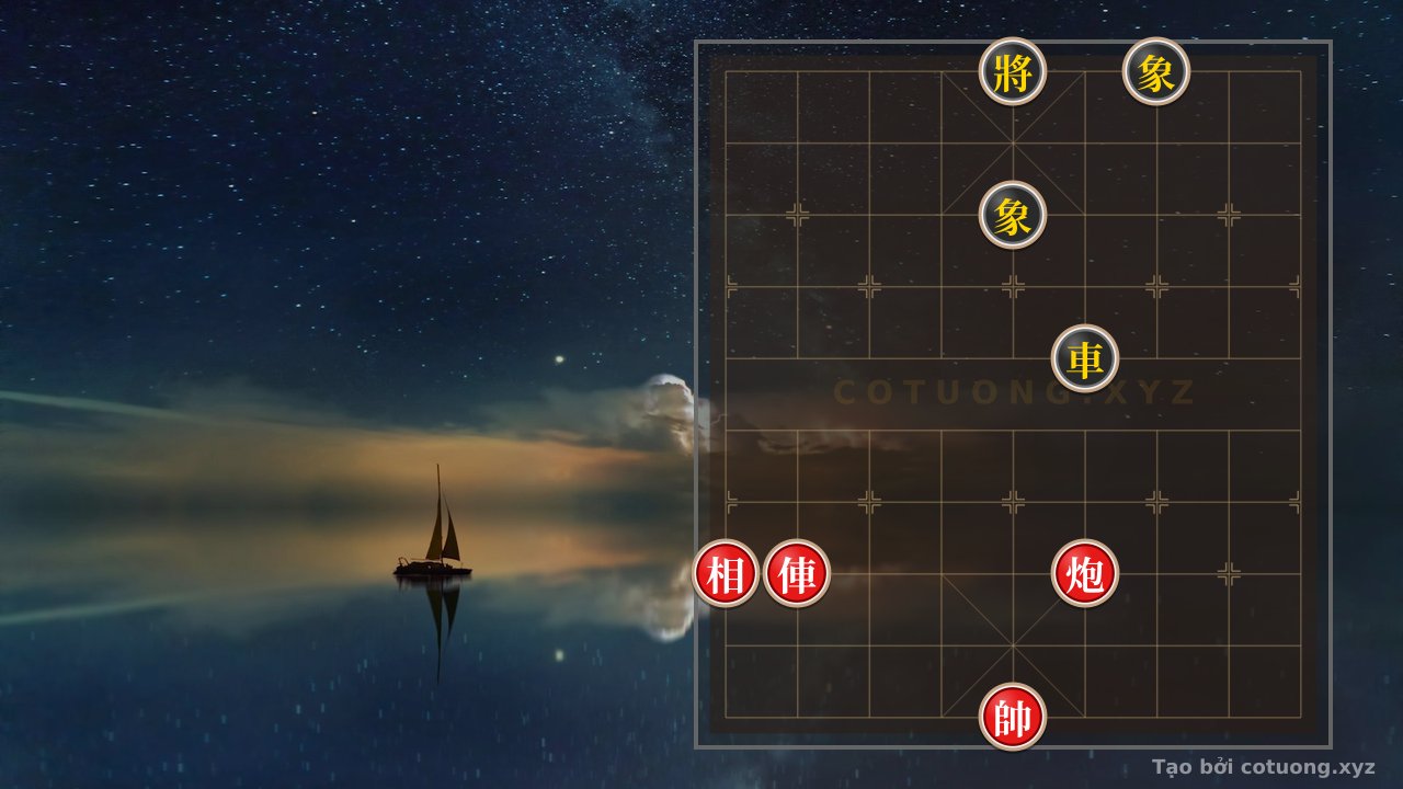 Thế cờ: Red General's Strategy: Breaking the Black Chariot's Siege at 6/6 — Cờ Tướng Online