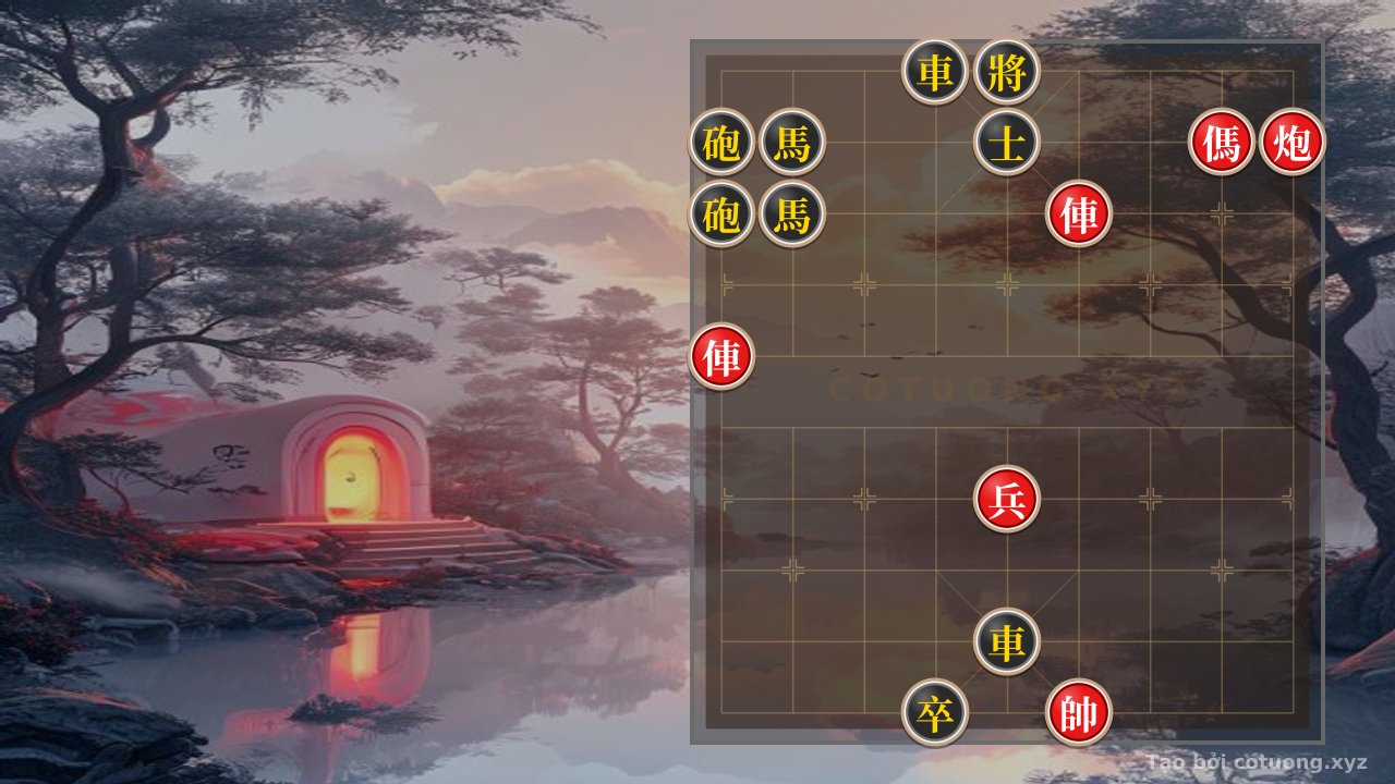Thế cờ: Xiangqi: Red's Winning Strategy in 5 Moves - Basic Tactics — Cờ Tướng Online