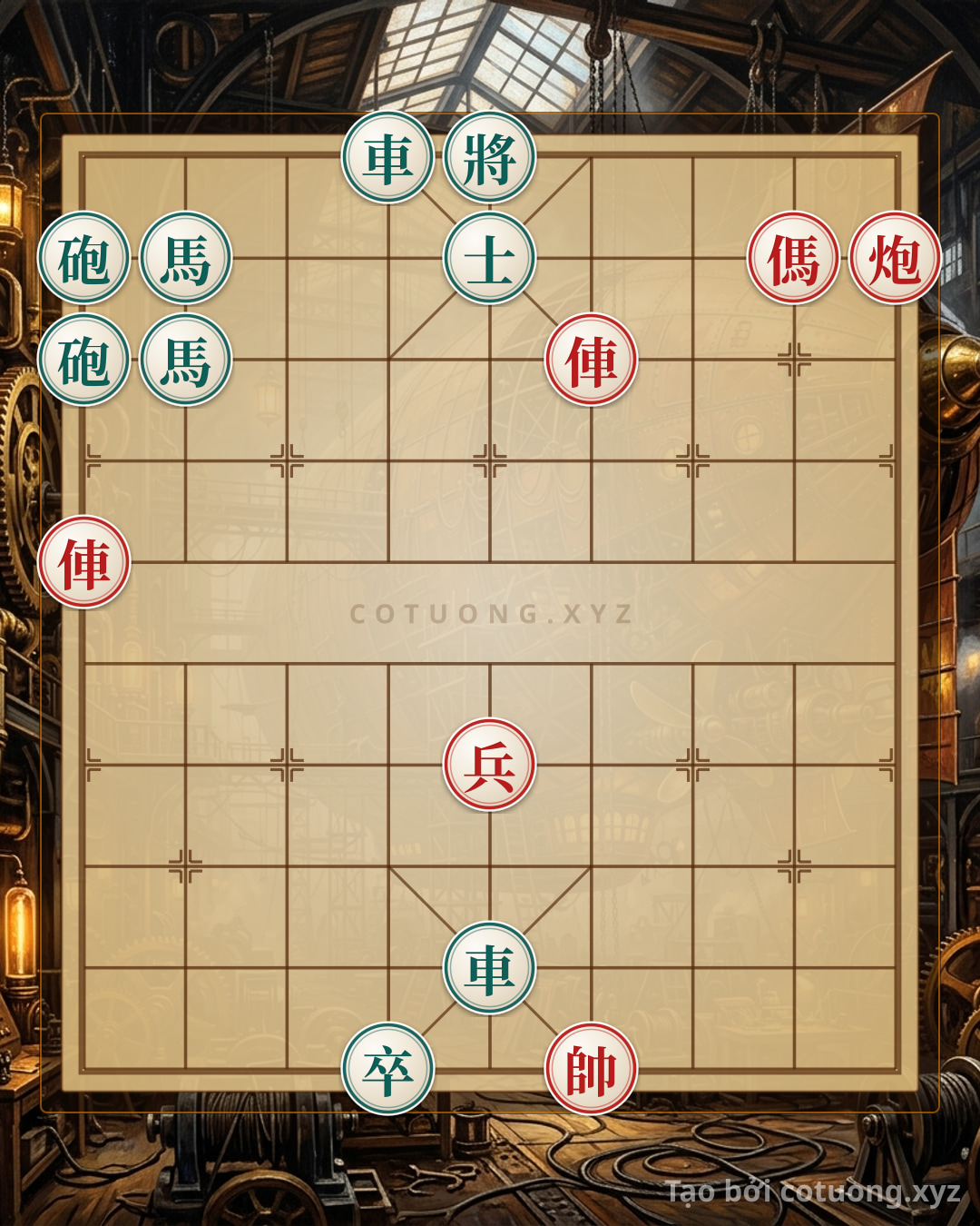 Challenge: Xiangqi: Red's Winning Strategy in 5 Moves - Basic Tactics - Can you solve it?