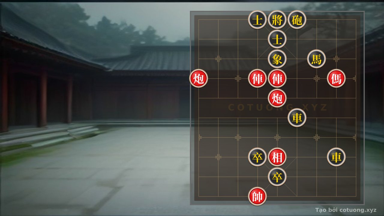 Thế cờ: Xiangqi: Red's Opening Strategy - Attacking the Black Rook at 6/5 — Cờ Tướng Online