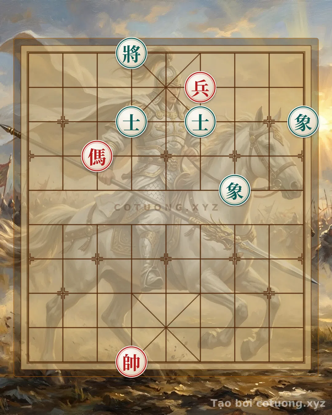 Thế cờ: Xiangqi: The Art of Defensive Counterattacks in the Red Formation — Cờ Tướng Online