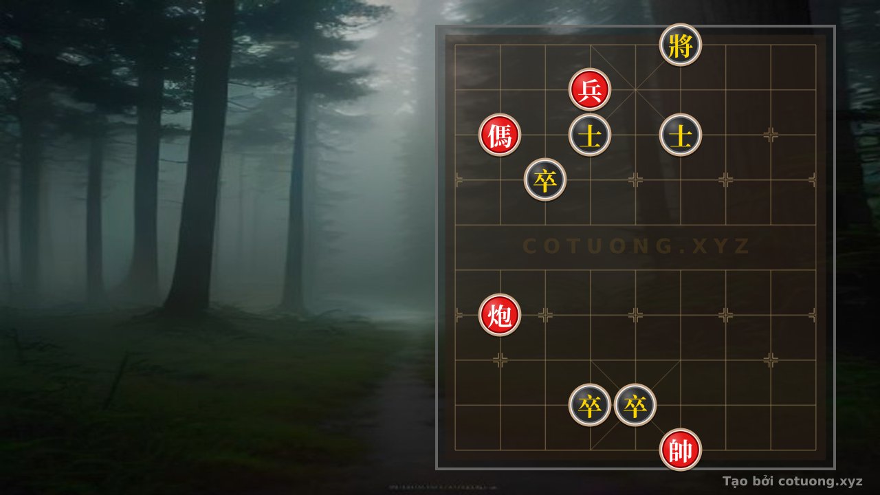 Thế cờ: Black's Defense Trick: Checkmate from the 'King on File 6, Rook on File 3' Position — Cờ Tướng Online