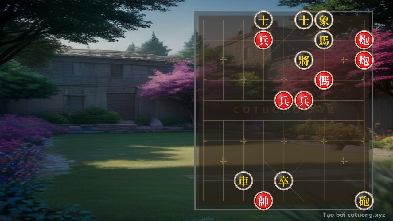 Thế cờ: Black Advisor in a Pinch: The Crucial Moves of the Red Army in This Xiangqi Battle — Cờ Tướng Online