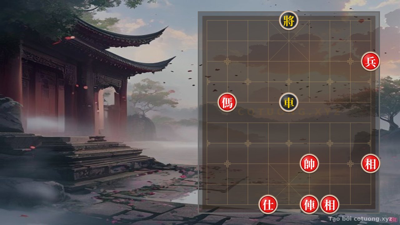 Thế cờ: Xiangqi: Black Chariot on File 5 Rank 6 - Defensive Tactics Decide the Game — Cờ Tướng Online