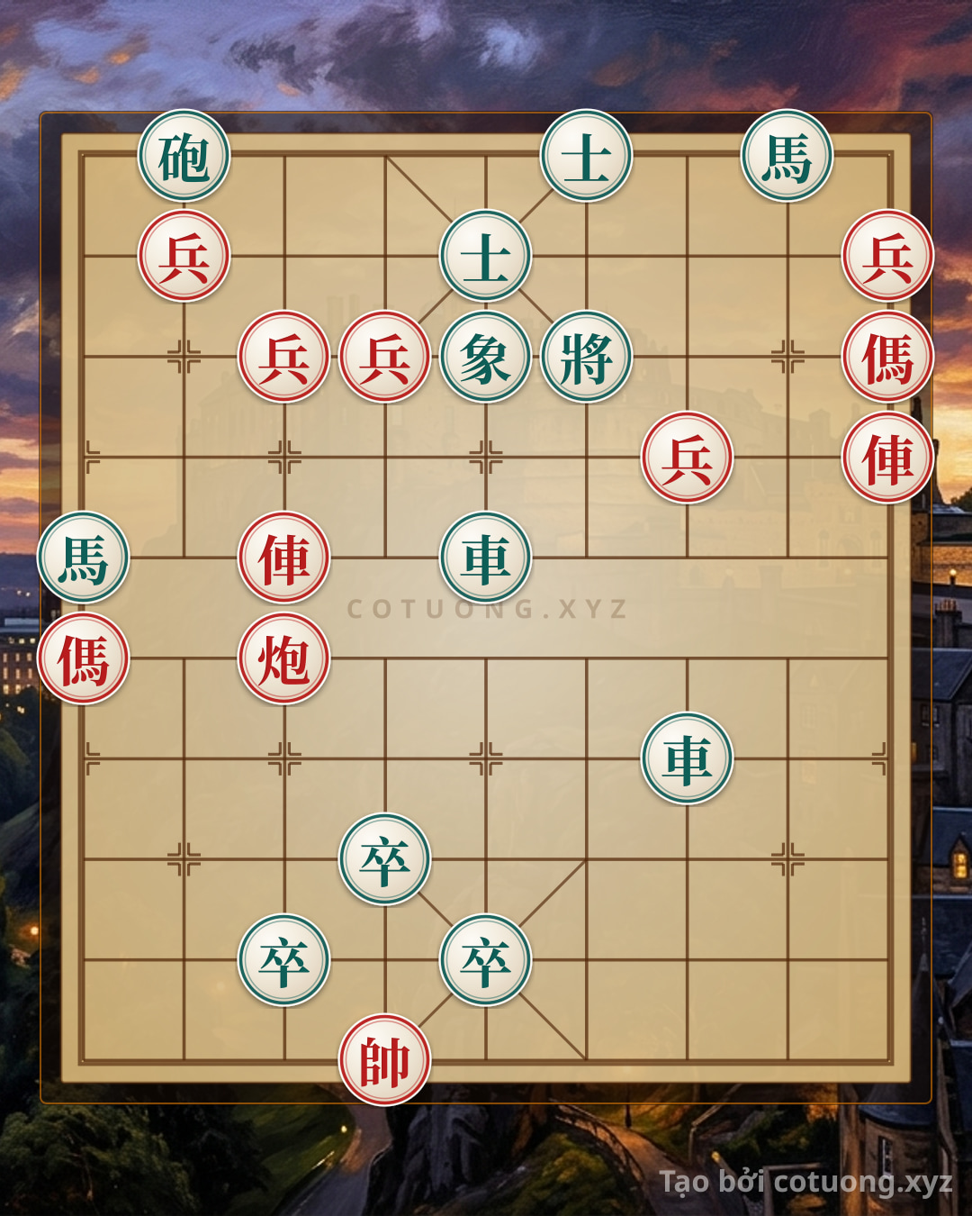 Challenge: Xiangqi: The Art of Defensive Counterattack from the Red's Aggressive Position - Can you solve it?