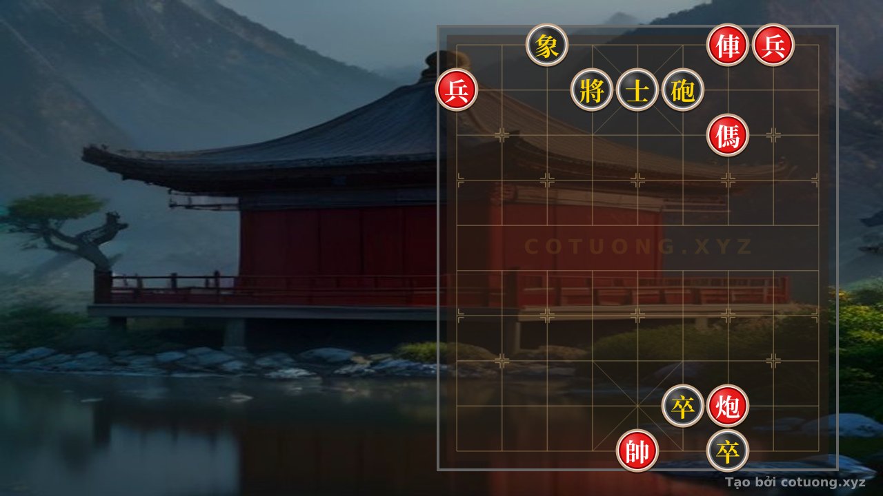 Thế cờ: Xiangqi Super Hard: Red Crushes Black in 5 Moves - Tactical Secrets — Cờ Tướng Online